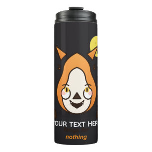 Houwtjes Voor Niets Schattige Vos Vampier Hallowee Thermosbeker