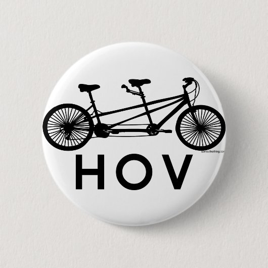 HOV Tandem Bicycle Ronde Button 5,7 Cm (Voorkant)
