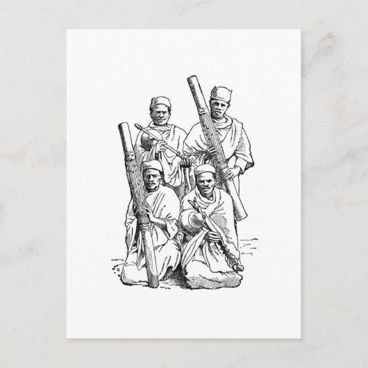 Hova Musicians Briefkaart (Voorkant)