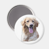 hovawart blond magneet (Voorkant / Achterkant)
