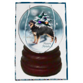 Hovawart Christmas Medium Cadeauzakje (Voorkant)