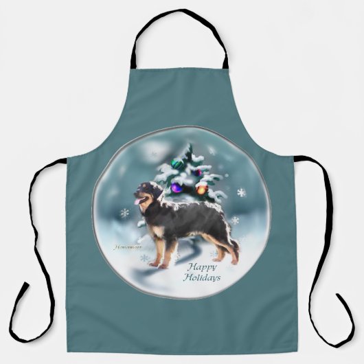 Hovawart Christmas Schort (Voorkant)