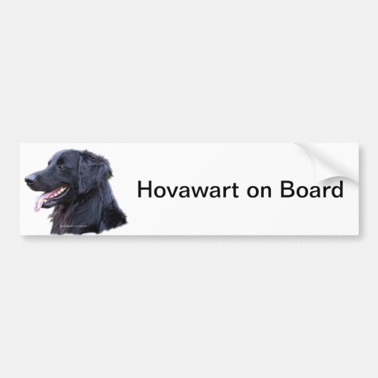 hovawart duct bumpersticker (Voorkant)