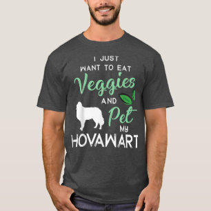 Hovawart Funny Vegan Hondenliefhebber eigenaar van T-shirt