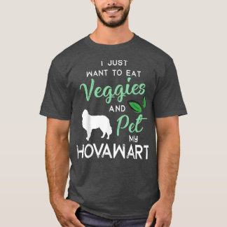 Hovawart Funny Vegan Hondenliefhebber eigenaar van T-shirt