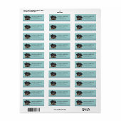 Hovawart-hond retouradreslabels etiket (Full Sheet)