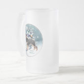 Hovawart kerstcadeautjes matglas bierpul (Voorkant links)