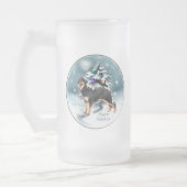 Hovawart kerstcadeautjes matglas bierpul (Links)