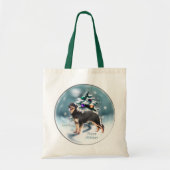 Hovawart kerstcadeautjes tote bag (Voorkant)