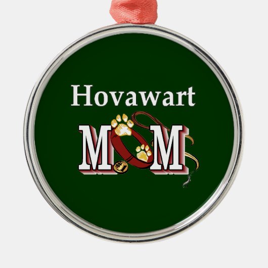 hovawart mam metalen ornament (Voorkant)