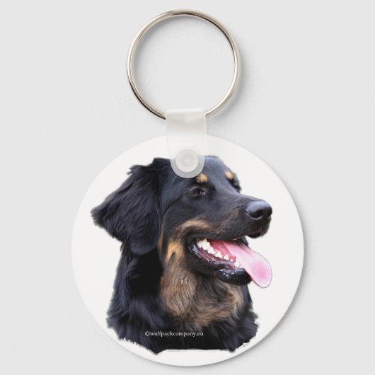 hovawart noublond sleutelhanger (Voorkant)
