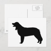 hovawart silhouette briefkaart (Voorkant / Achterkant)