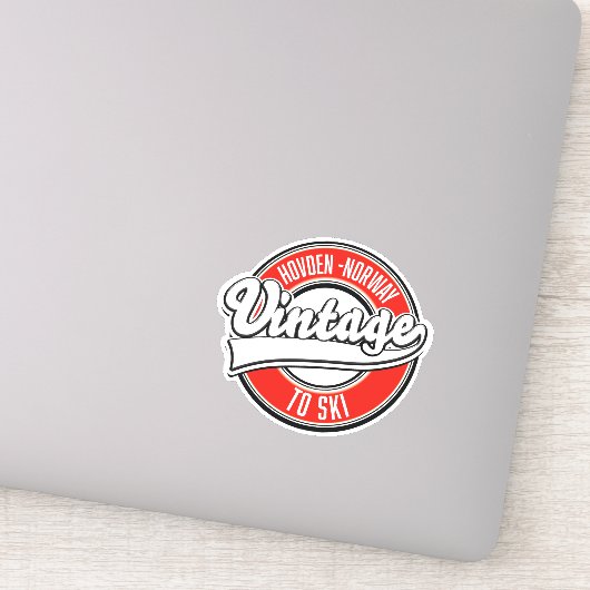 hovden noorwegen logo sticker (Detail)