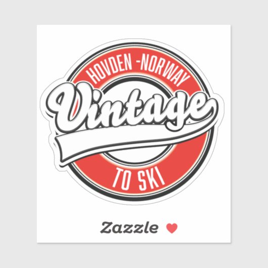 hovden noorwegen logo sticker (Vel)