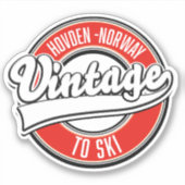 hovden norway logo sticker (Voorkant)