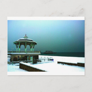 Hove Bandstand in Winter, Brighton Briefkaart