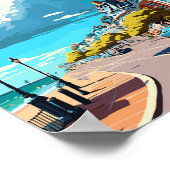 Hove Engeland vintage reisillustratie Poster (Hoek)