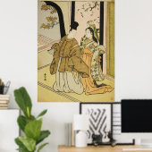Hoveling en dame poster (Thuiskantoor)