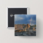 Hovenweep Castle, Hovenweep National Monument, Vierkante Button 5,1 Cm (Voorkant /achterkant)