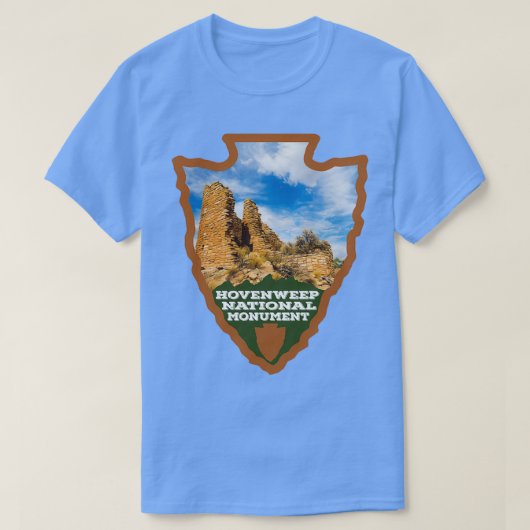 Hovenweep National Monument arrowiad T-shirt (Design voorkant)