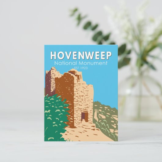 Hovenweep National Monument  Briefkaart (Staand voorkant)