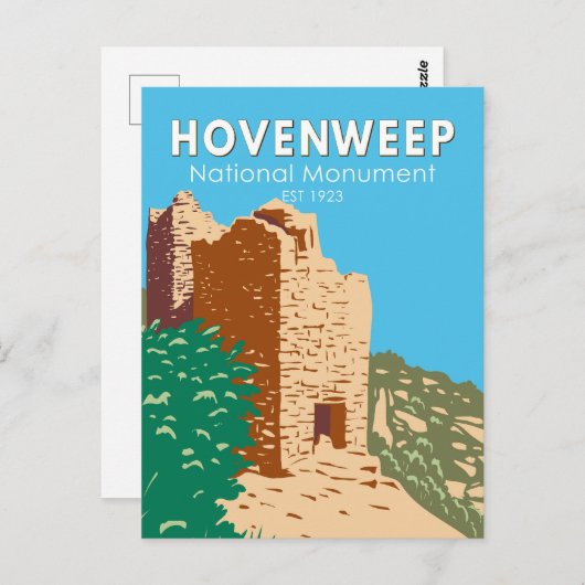 Hovenweep National Monument  Briefkaart (Voorkant / Achterkant)
