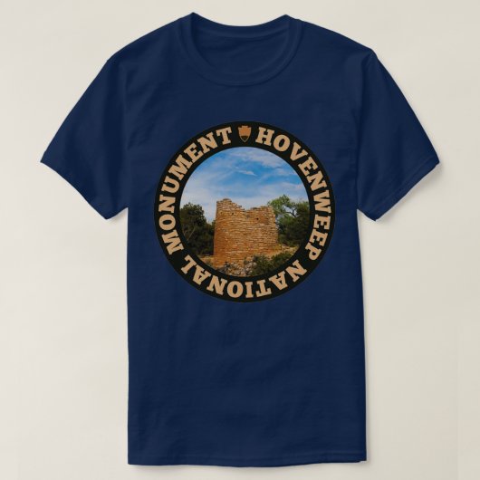 Hovenweep National Monument circle T-shirt (Design voorkant)
