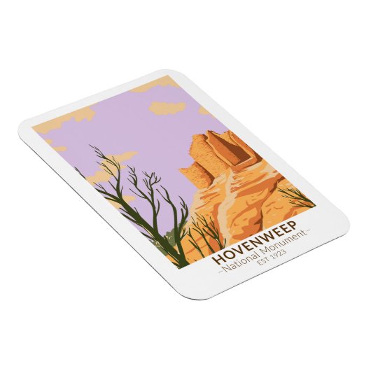 Hovenweep National Monument Cutkeel Castle Magneet (Rechterzijde)