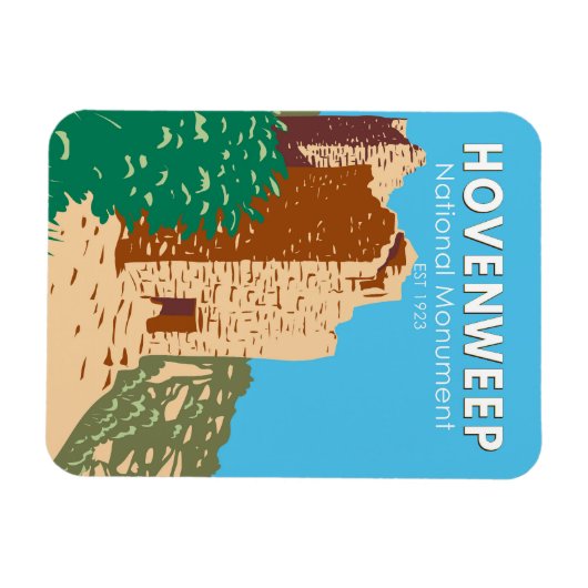 Hovenweep National Monument  Magneet (Horizontaal)