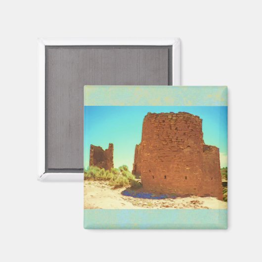 Hovenweep's Ancient Towers magneet (Voorkant / Achterkant)