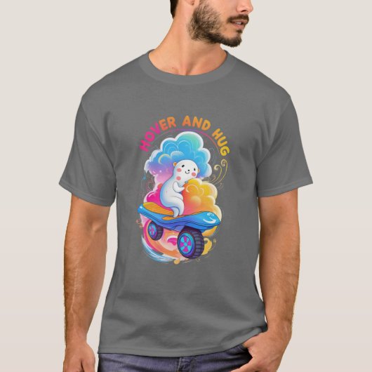 Hover en knuffel t-shirt (Voorkant)