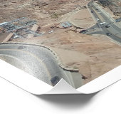 "Hover Over Hoover", Hoover Dam Foto Afdruk (Hoek)