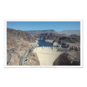 "Hover Over Hoover", Hoover Dam Foto Afdruk