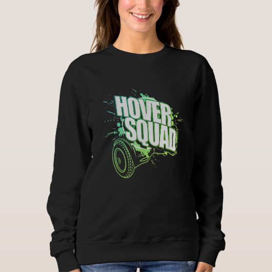 Hover Squad Cool Green Gyro Hoverboard Trui (Voorkant)