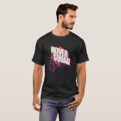 Hover Squad Cool Peach Pink Gyro Hoverboard T-shirt (Voorkant volledig)