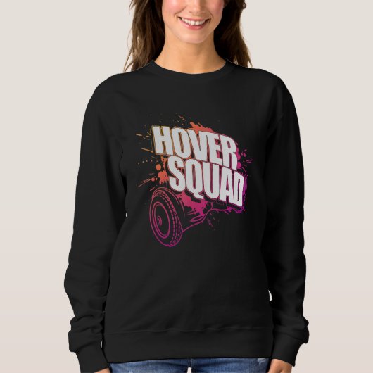 Hover Squad Cool Peach Pink Gyro Hoverboard Trui (Voorkant)