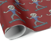 Hoverboard Skeleton Cadeaupapier (Rol Hoek)