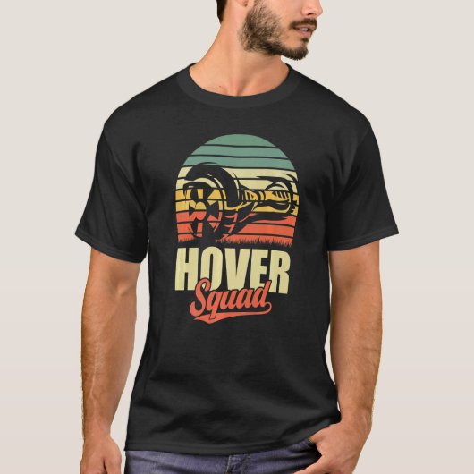 Hoverboord vierkant Hoverboard Retro Hover S T-shirt (Voorkant)