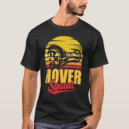 Hoverboord vierkant  Hoverboard Retro Hover S T-shirt (Voorkant)