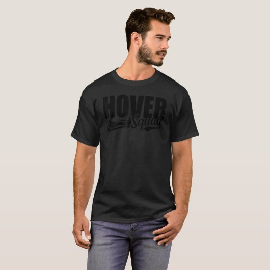 Hoverboord vierkant  Hoverboard Retro Hover S T-shirt (Voorkant volledig)