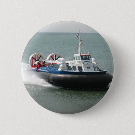 Hovercraft (7343) Pin/Badge Ronde Button 5,7 Cm (Voorkant)