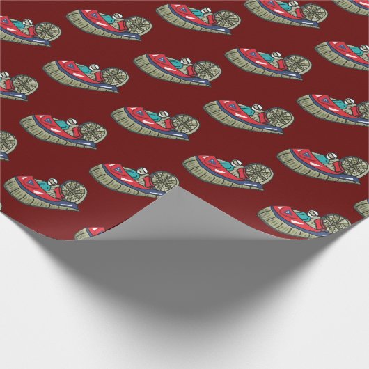 Hovercraft Cadeaupapier (Hoek)