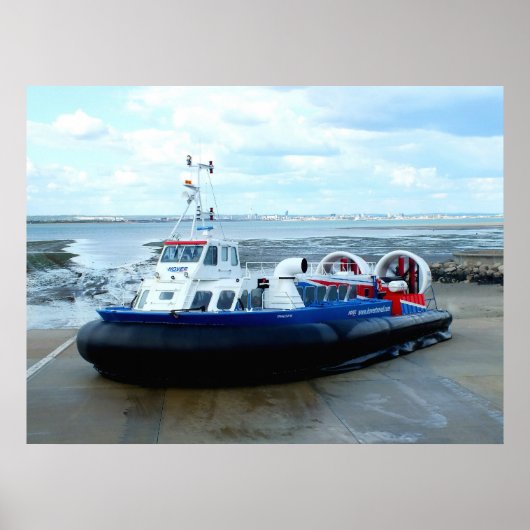 Hovercraft in Ryde Poster (Voorkant)