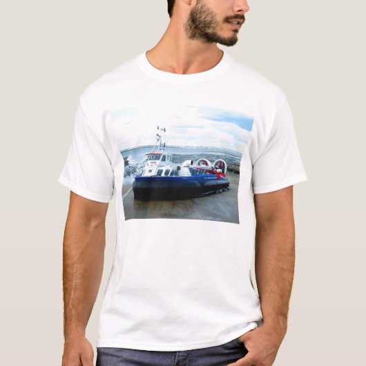 Hovercraft in Ryde T-shirt (Voorkant)