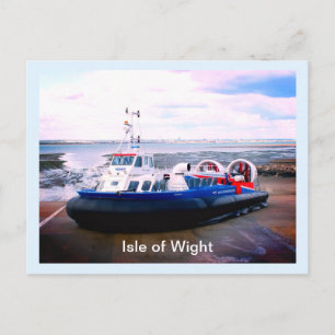 Hovercraft: "Isle of Wight" Briefkaart