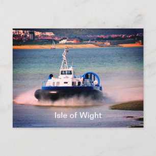 Hovercraft "Isle of Wight" transport Briefkaart