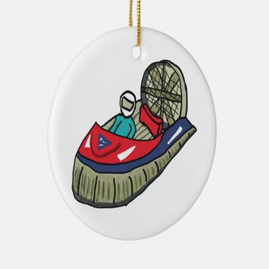 Hovercraft Keramisch Ornament (Rechts)