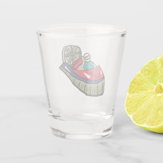 Hovercraft Shot Glas (Achterkant)