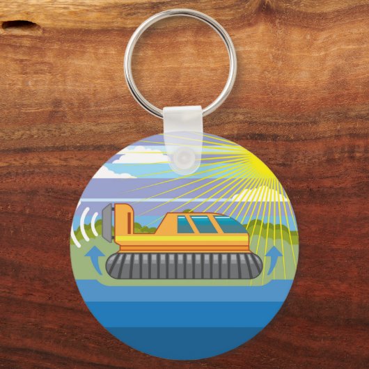 Hovercraft Sleutelhanger (Voorkant)