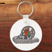Hovercraft Sleutelhanger (Achterkant)